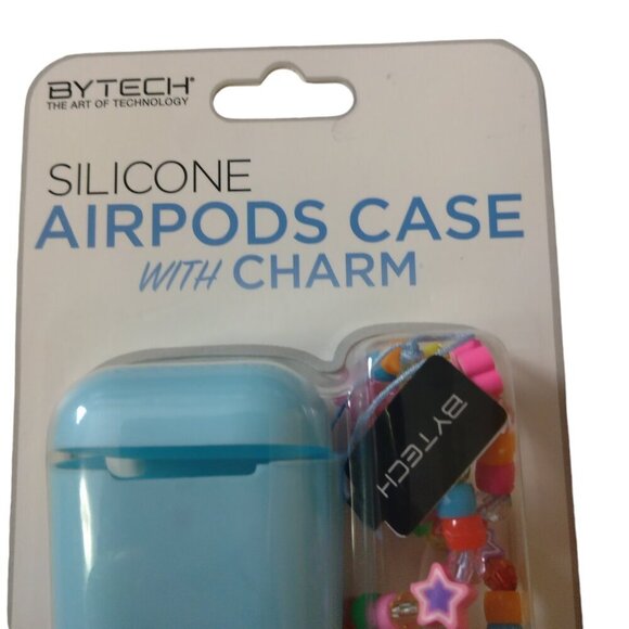 Silicone Airpods Case With Charm 1st & 2nd Generation Compatible NEW In Package - Picture 2 of 4